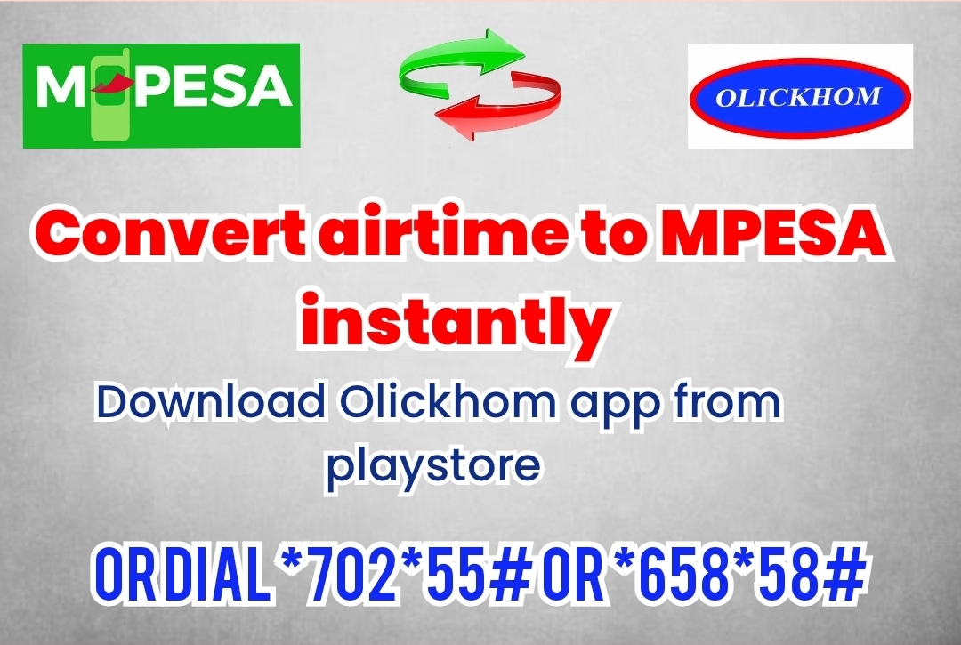 Change, convert, reverse,  airtime, credit, mpesa, cash, Safaricom, Airtel